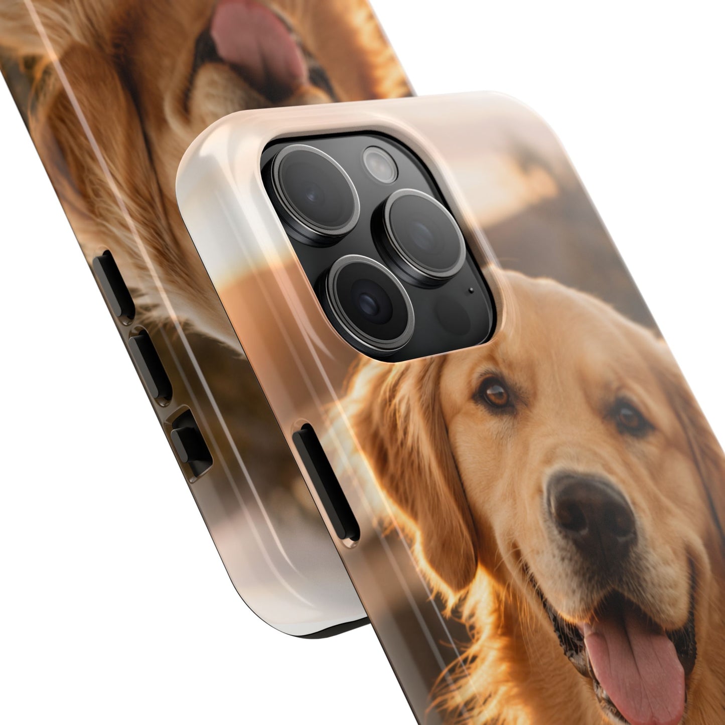 Golden Retriever Tough Phone Case — Durable Dog Photo Protective Cover