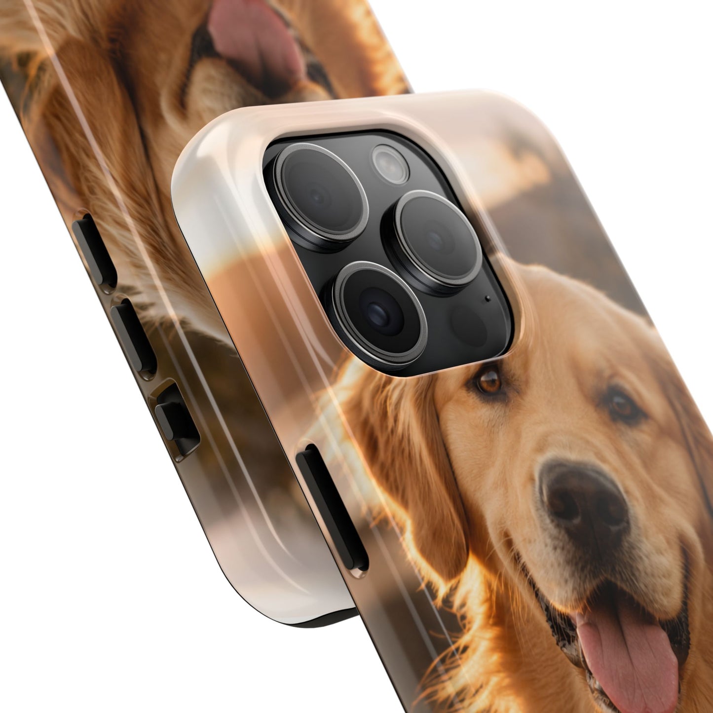 Golden Retriever Tough Phone Case — Durable Dog Photo Protective Cover