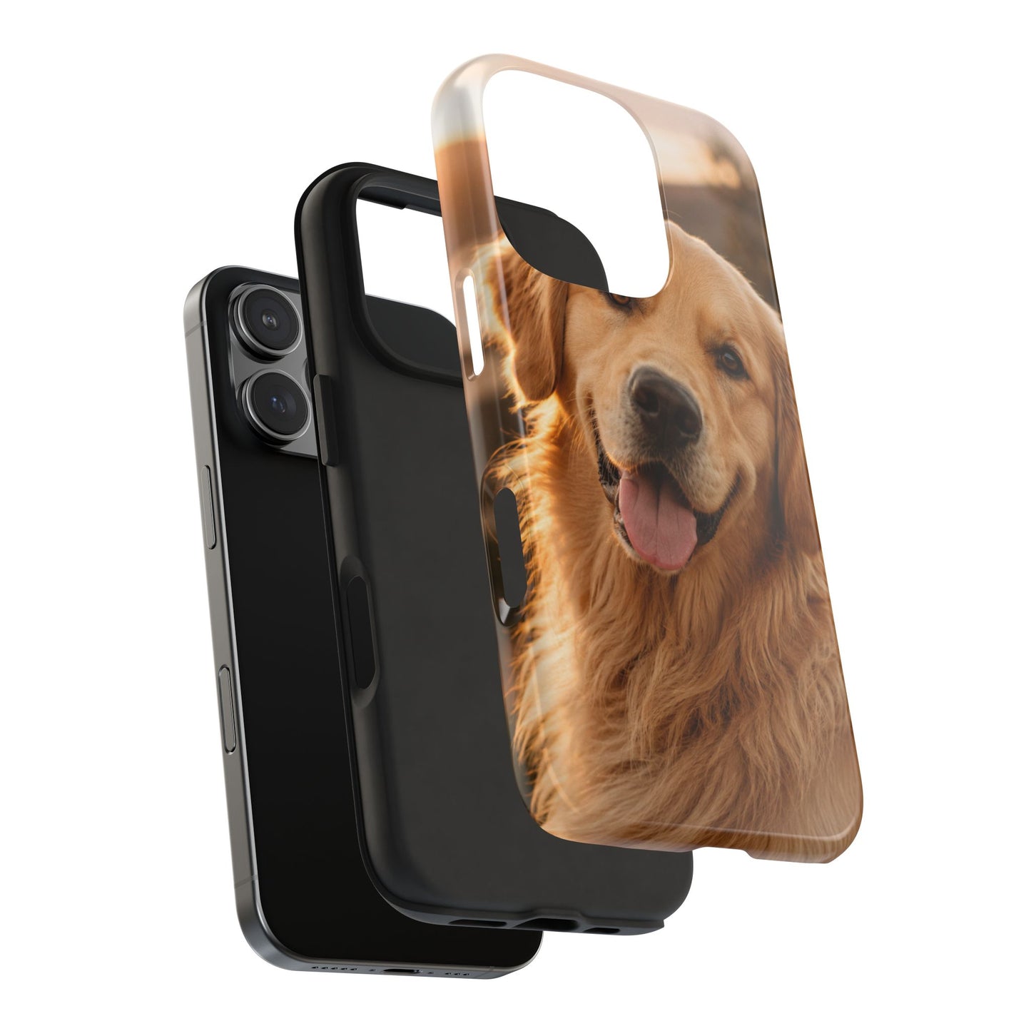 Golden Retriever Tough Phone Case — Durable Dog Photo Protective Cover