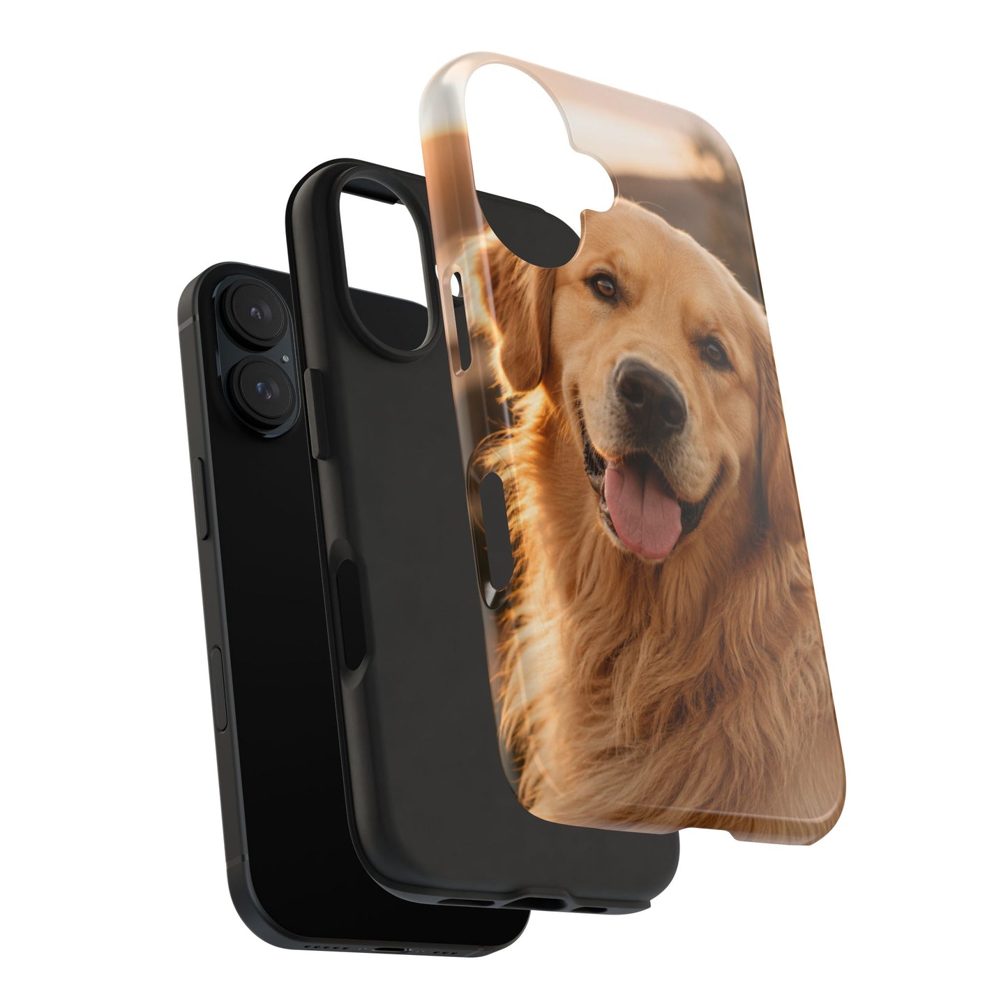 Golden Retriever Tough Phone Case — Durable Dog Photo Protective Cover