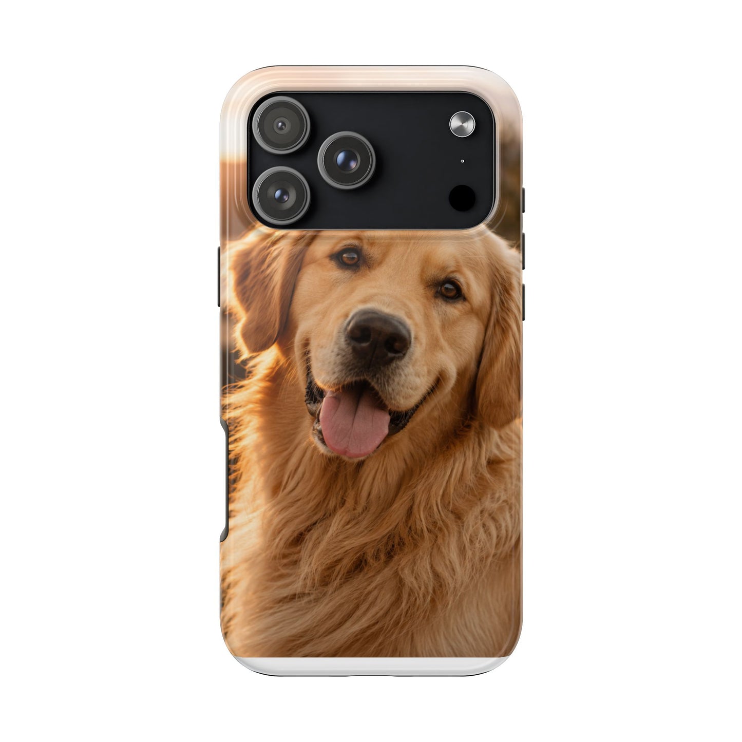Golden Retriever Tough Phone Case — Durable Dog Photo Protective Cover