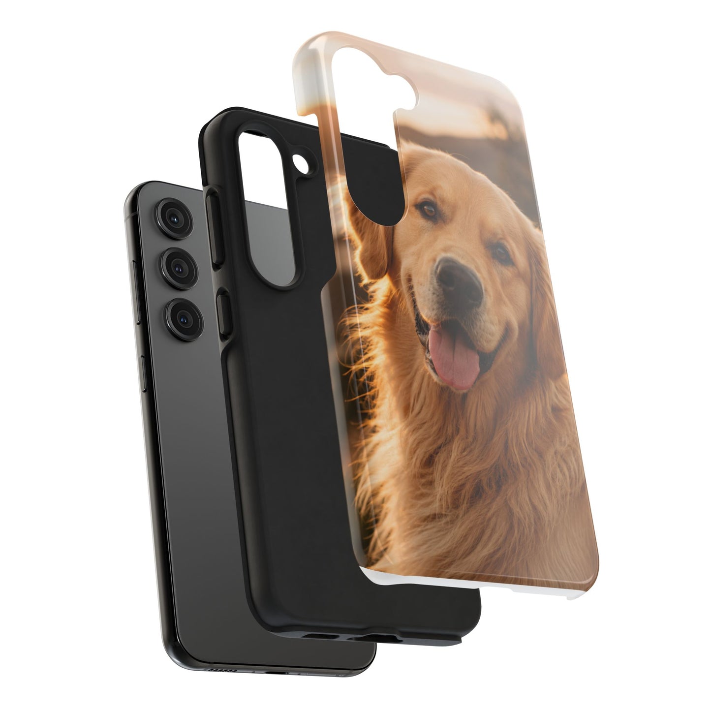 Golden Retriever Tough Phone Case — Durable Dog Photo Protective Cover
