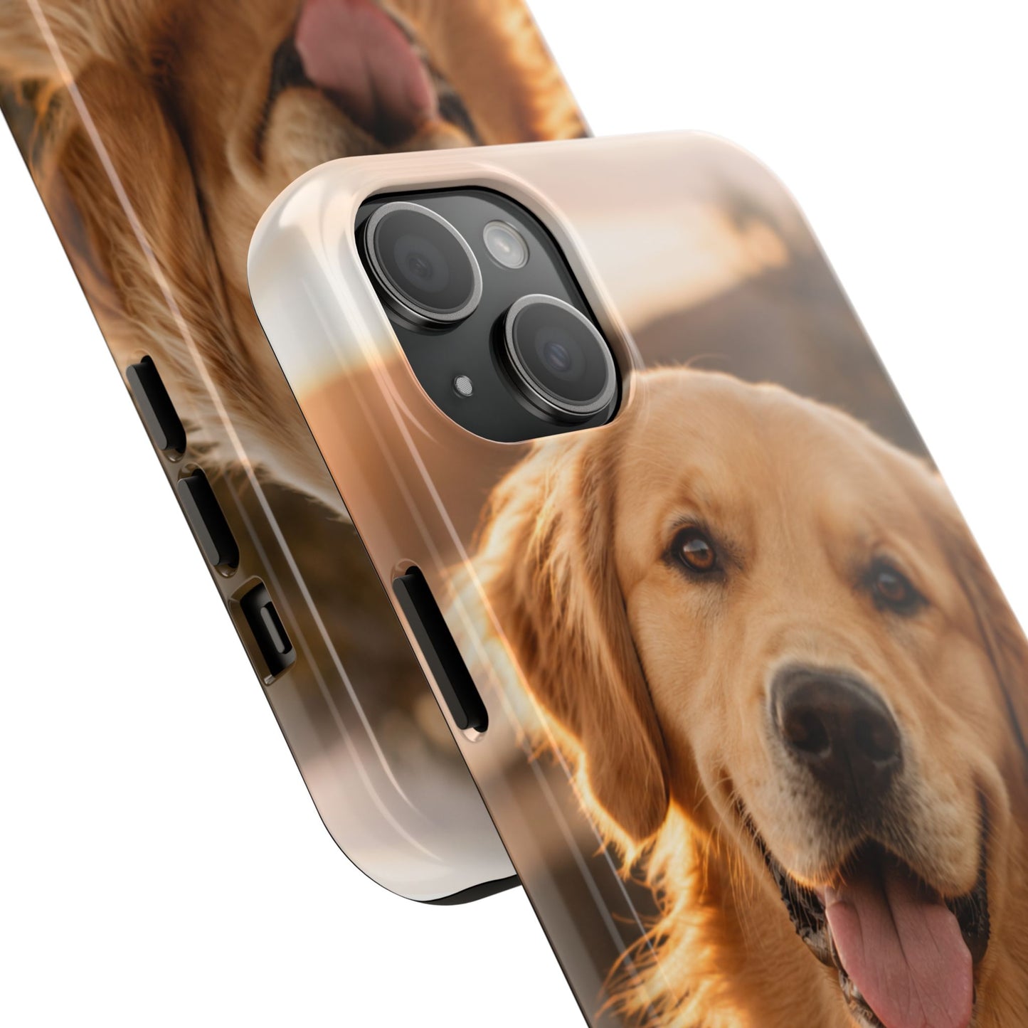 Golden Retriever Tough Phone Case — Durable Dog Photo Protective Cover