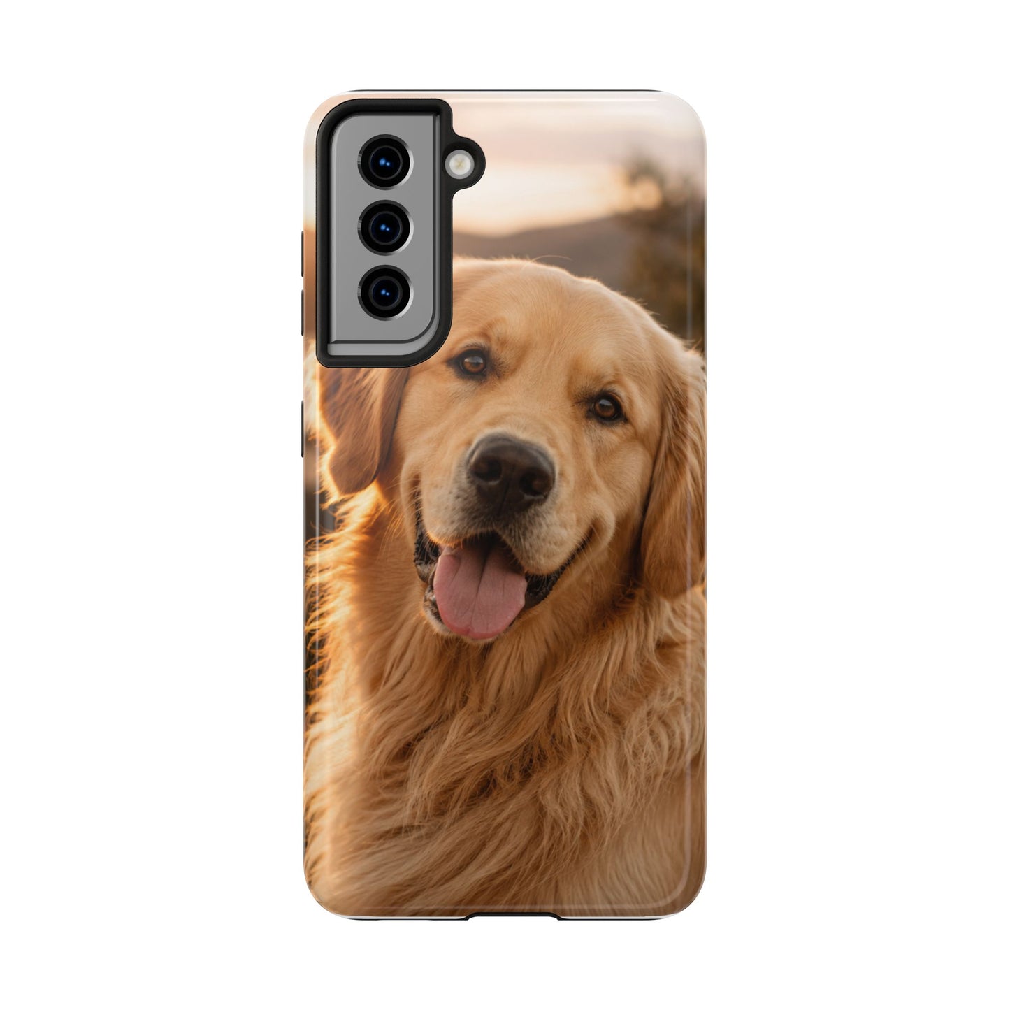 Golden Retriever Tough Phone Case — Durable Dog Photo Protective Cover