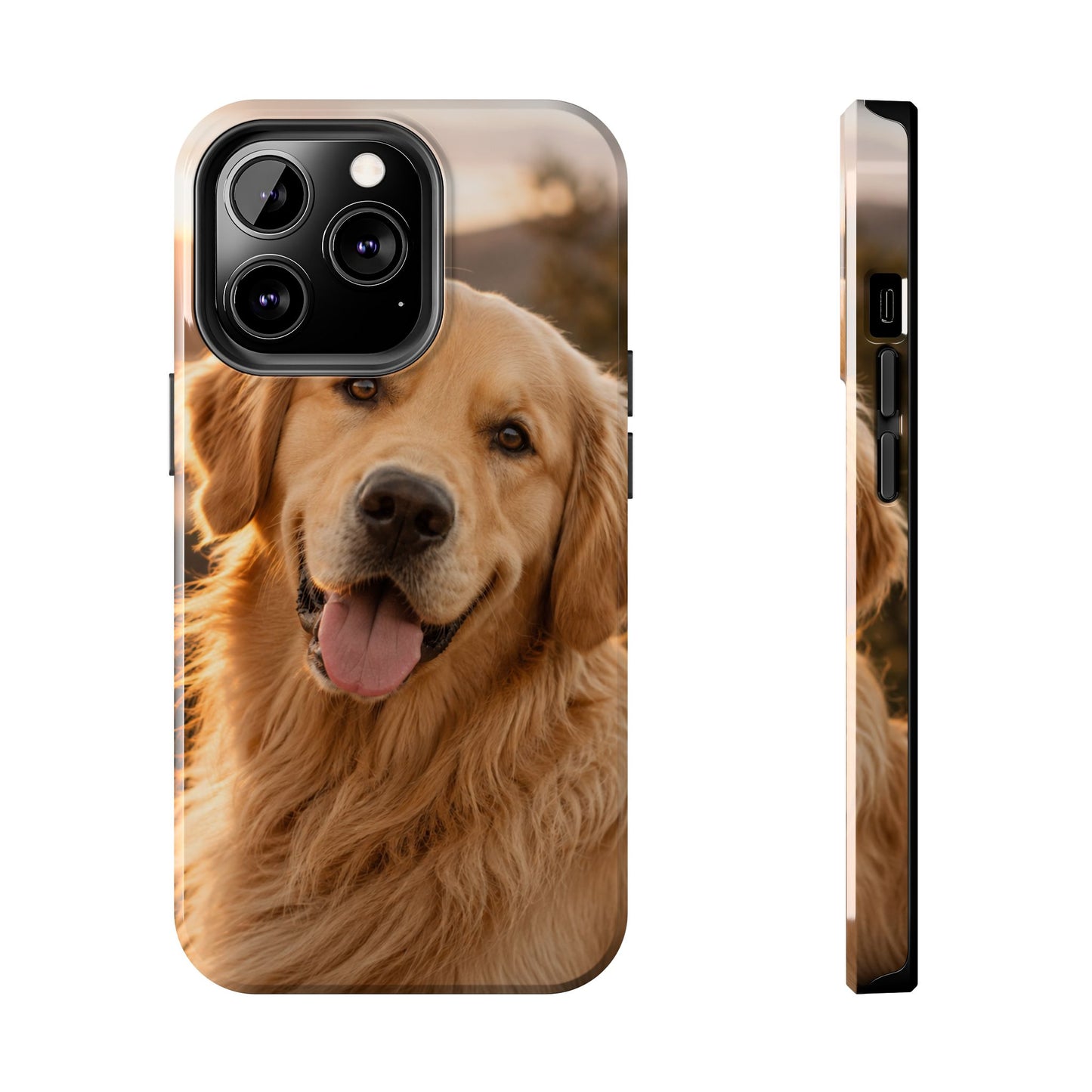 Golden Retriever Tough Phone Case — Durable Dog Photo Protective Cover