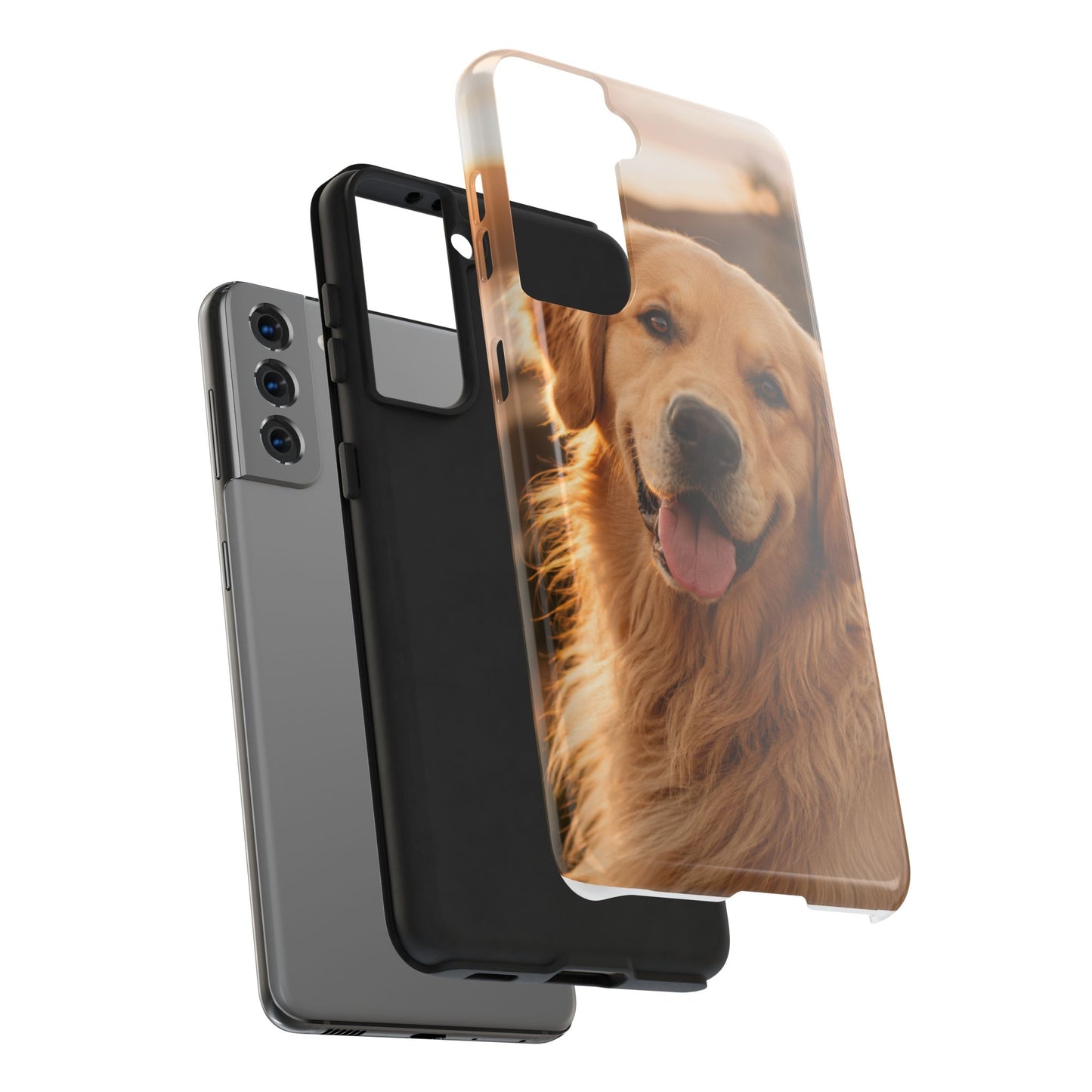 Golden Retriever Tough Phone Case — Durable Dog Photo Protective Cover