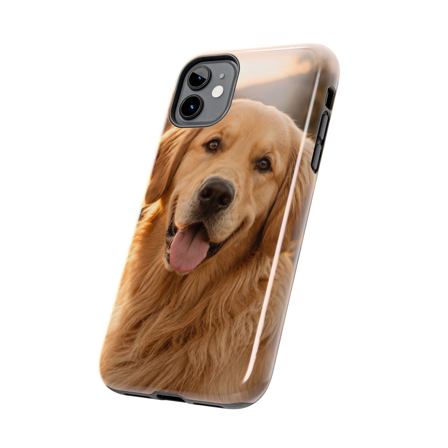Golden Retriever Tough Phone Case — Durable Dog Photo Protective Cover