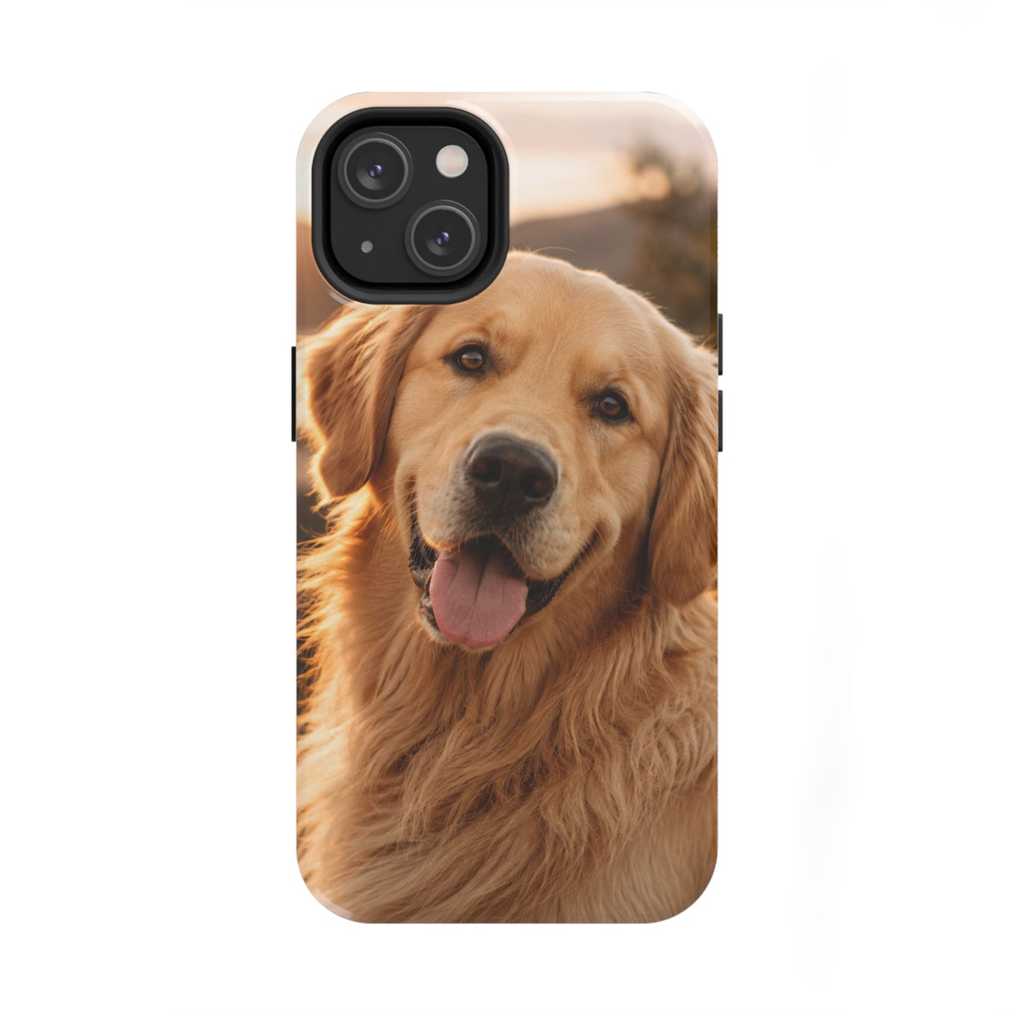 Golden Retriever Tough Phone Case — Durable Dog Photo Protective Cover