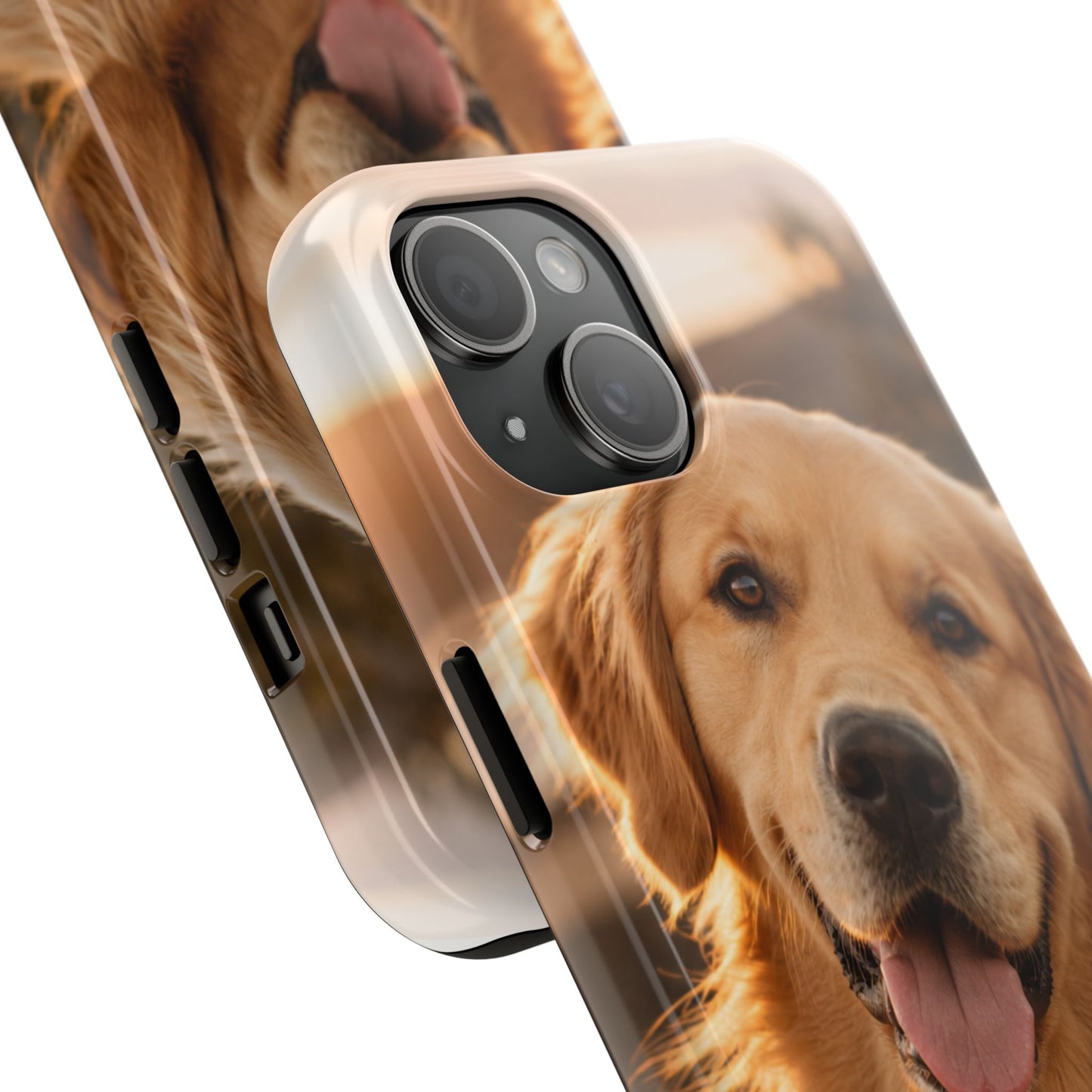 Golden Retriever Tough Phone Case — Durable Dog Photo Protective Cover