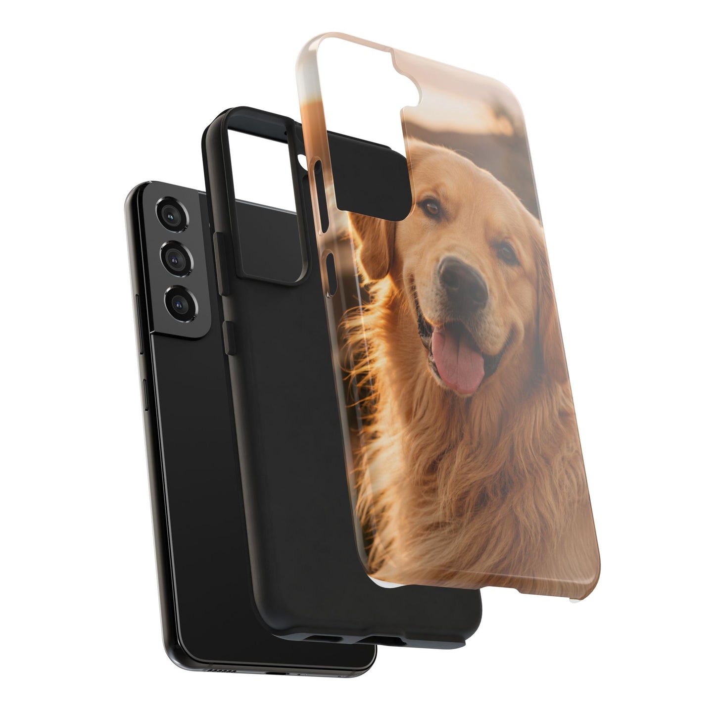 Golden Retriever Tough Phone Case — Durable Dog Photo Protective Cover