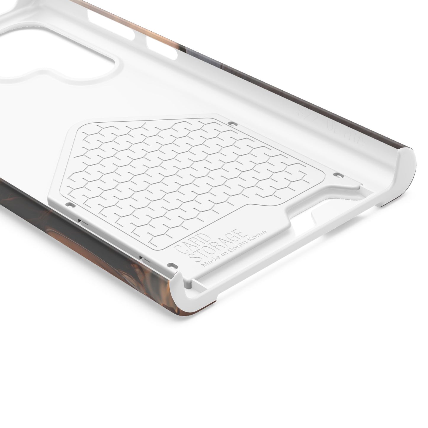 Custom Photo Card-Holder Phone Case — Personalized Couples Sunset Design