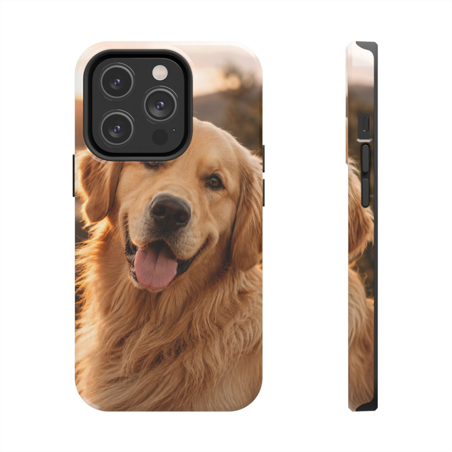 Golden Retriever Tough Phone Case — Durable Dog Photo Protective Cover