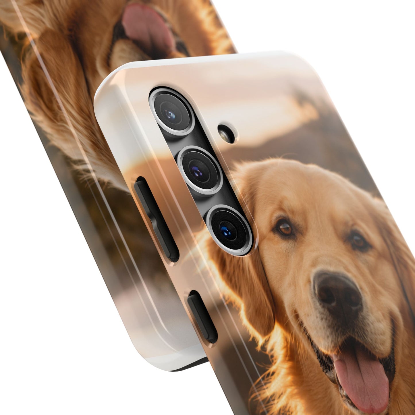 Golden Retriever Tough Phone Case — Durable Dog Photo Protective Cover